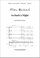 In Such a Night SATB choral sheet music cover